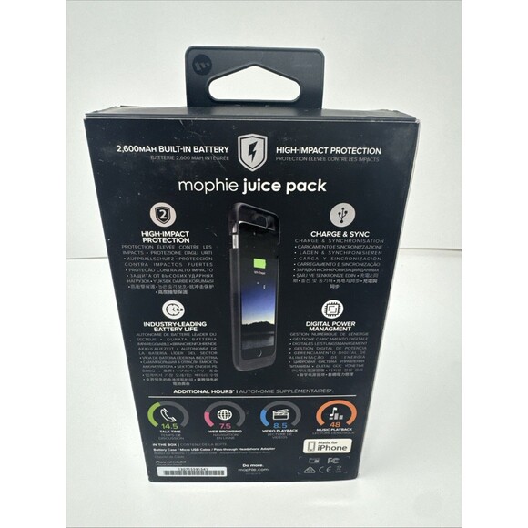 mophie Juice Pack External Battery Case for iPhone 6 Plus 6s Plus - Black NEW - Picture 2 of 4